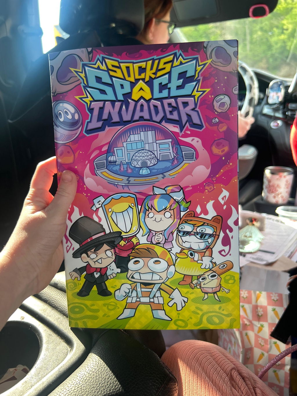 Socks Comic Book: Space Invader