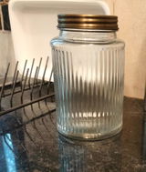 Fluted Glass Jars (700ml)