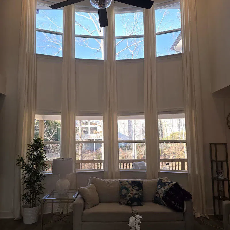 Beige Linen Curtains