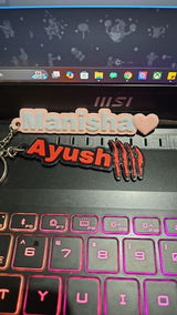 Custom Name Keychain