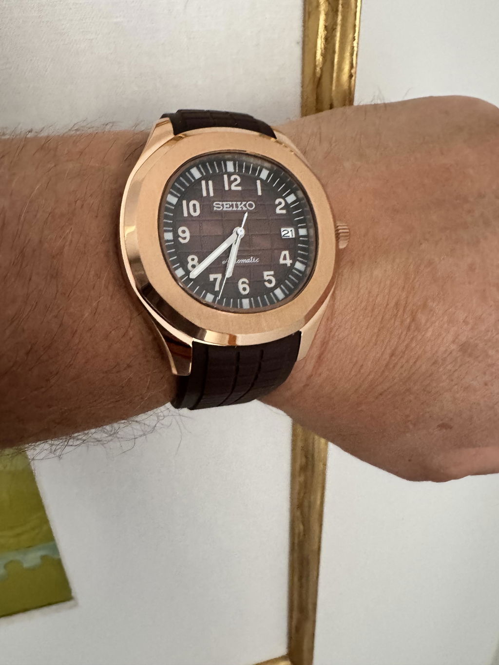 Aquanaut Mod "Rose Gold" Watch