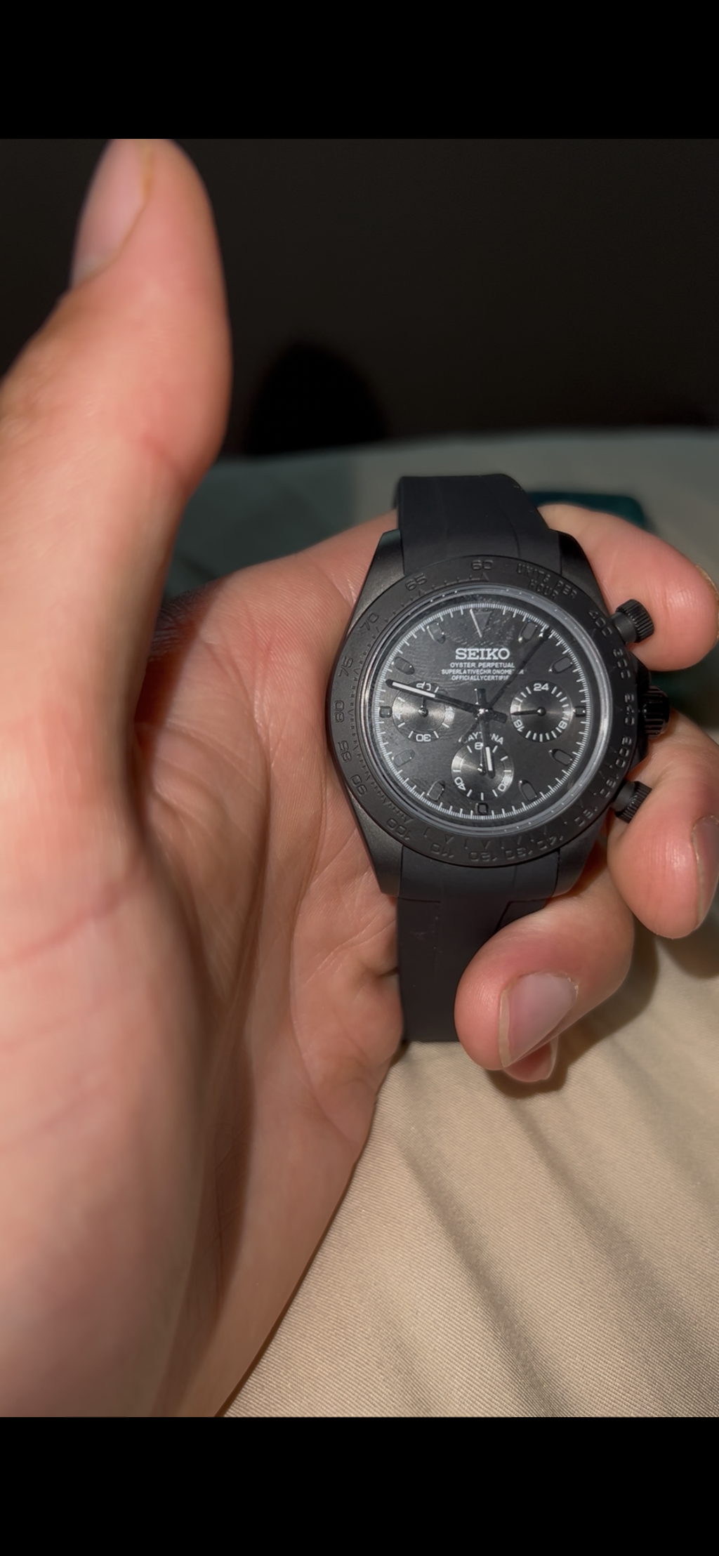 Speedway Mod "Matte Black" Chronograph Watch
