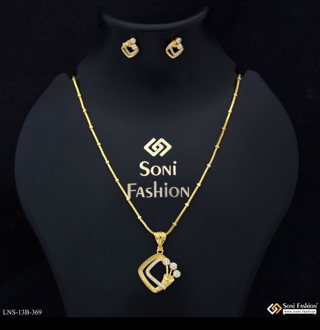 Lovely Design Gold Plated Necklace Set for Women - Style B369
