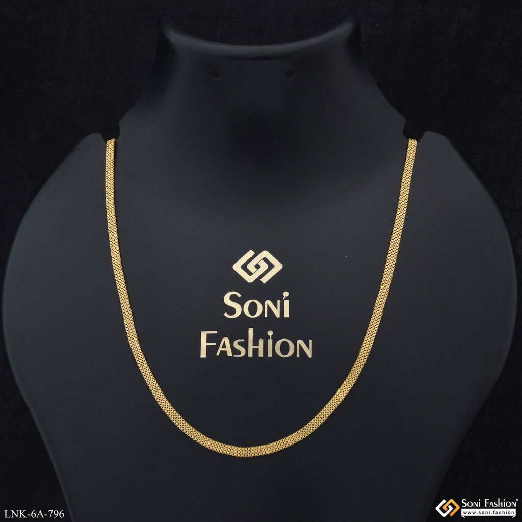 Cool Design Gold Plated Chain for Women - Style A796