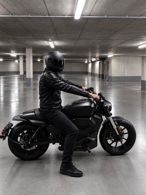 Black-X Edition - CityTwister Shadow | Das Elektromotorrad für echte Individualisten | E-Motorrad 120 km/h