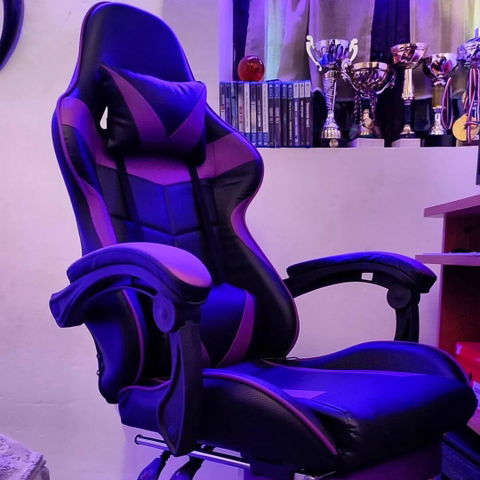 Limited Edition Purple Gaming Chair Comfy Gamer Chairs