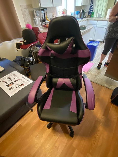 Limited Edition Purple Gaming Chair Comfy Gamer Chairs