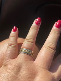 Inel Aur 14k Eternity cu Pietre Multicolore Rainbow 2.5 mm