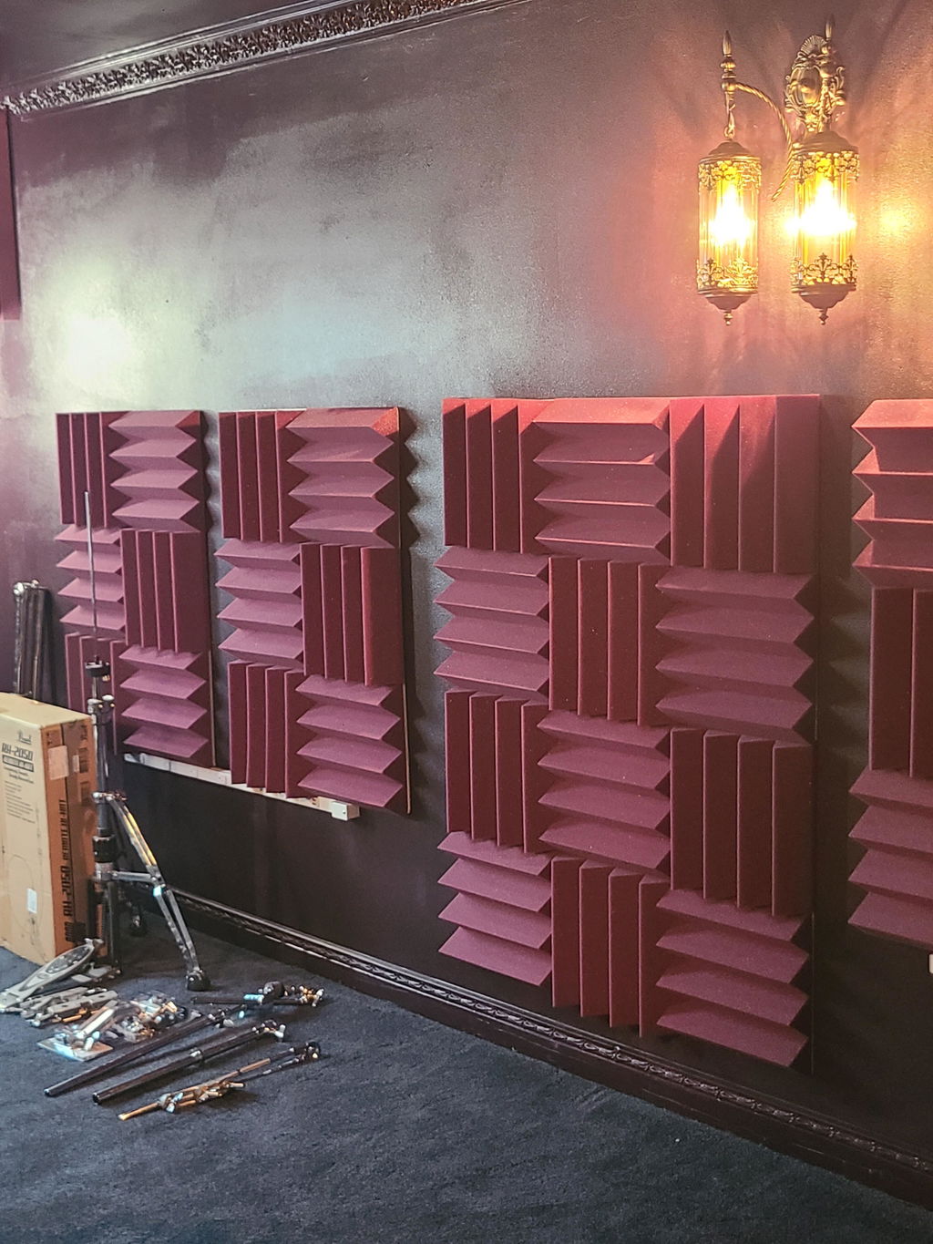 3 Inch Acoustic Foam Wedge Style Panels - 13 Color Options