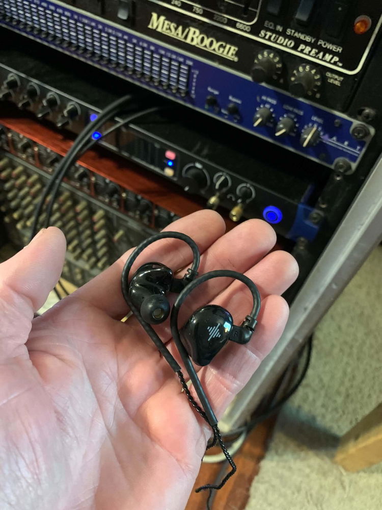 Customer photo of Wave in-ear monitors from Jerry Yelverton