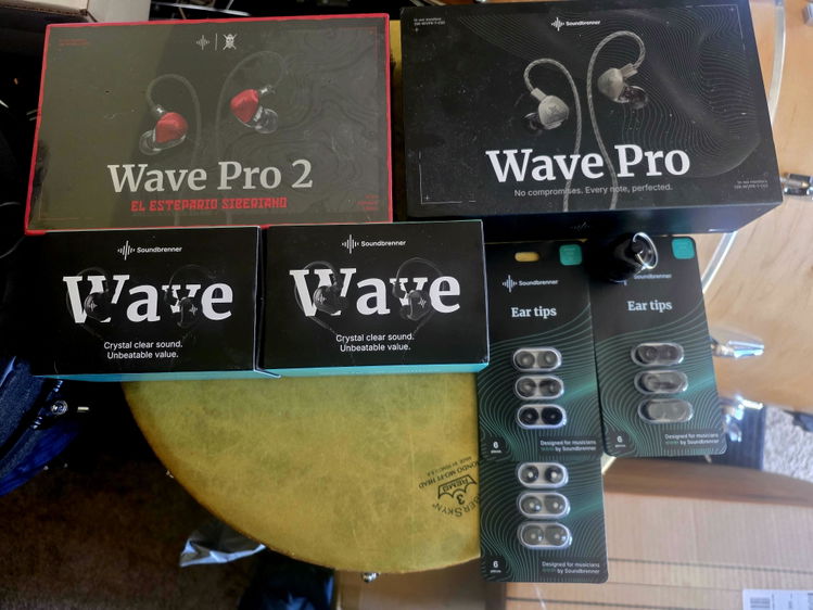 Customer photo of Wave Pro 2 in-ear monitors from Scott Stewart Stewart