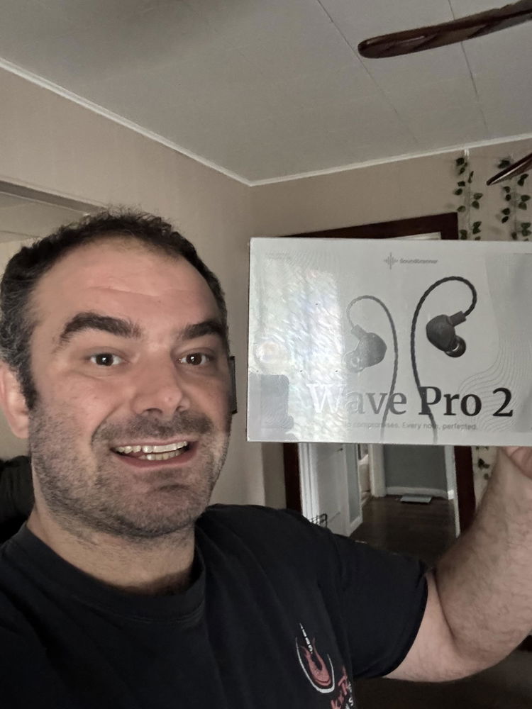 Customer photo of Wave Pro 2 in-ear monitors from Ernesto Doural Jr