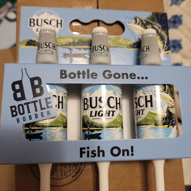 Busch Light Fishing Bobbers Limited Edition (3 Pack) – Funny Beer Bottle Lures – Premium Fishing Gift for Men