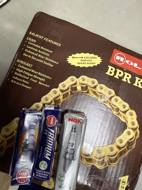 Brass Chain kit for Bajaj PULSAR 200 NS NEW - KIT HPORC 241