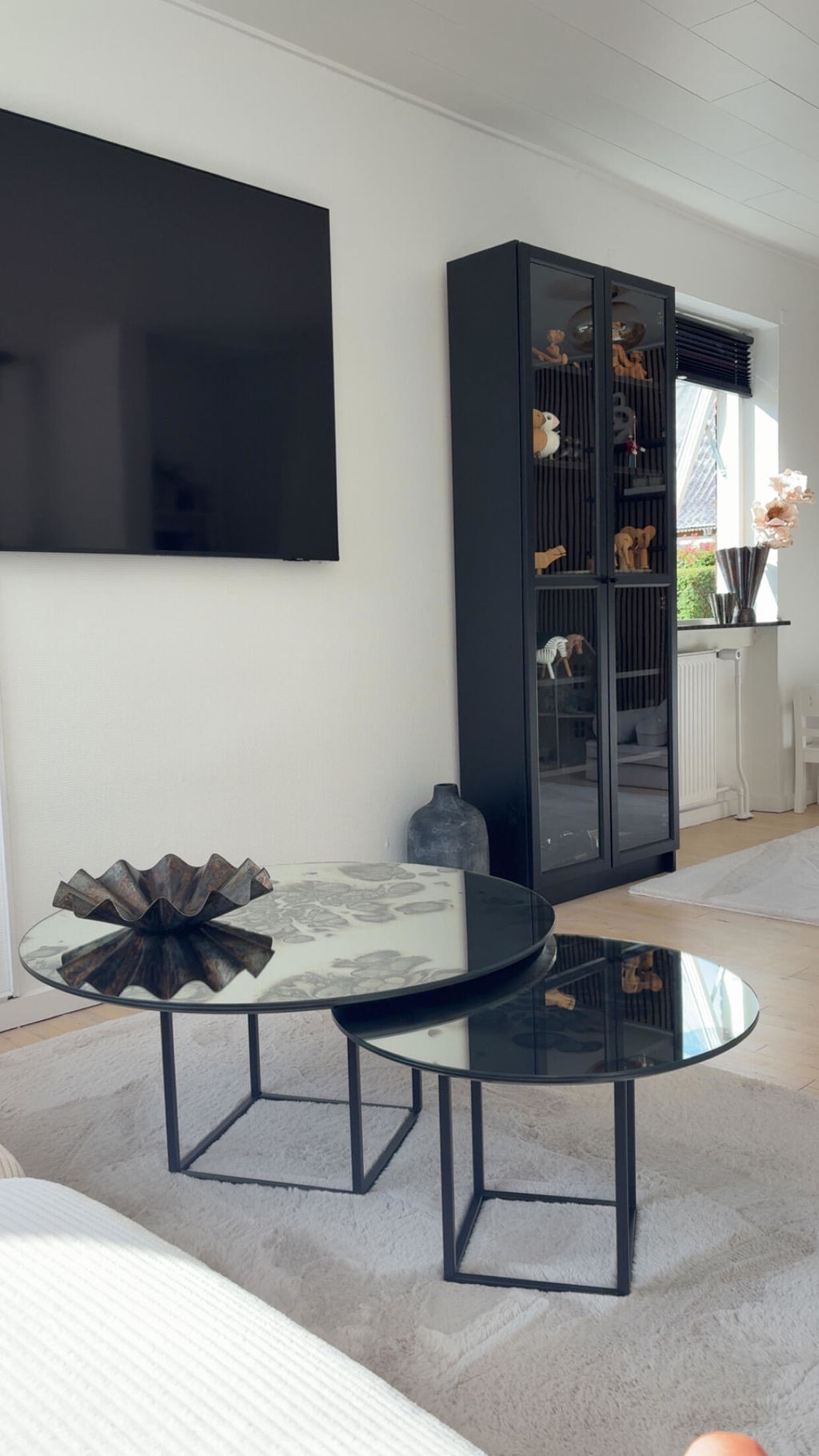 Shade Sofabord - Top plade Silver Antique Lille