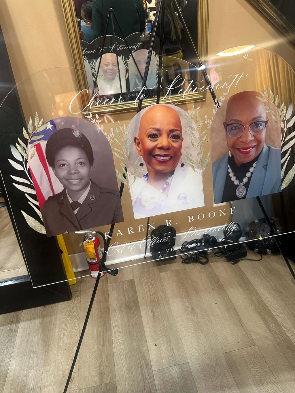 In Loving Memory Sign, Personalized Memorial Sign With 3 Photo Collage