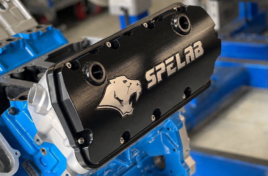 Billet Aluminum Valve Cover for 2008-2010 Ford F250 F350 F450 F550 6.4L Powerstroke | SPELAB