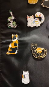 Calico Cat Enamel Pin