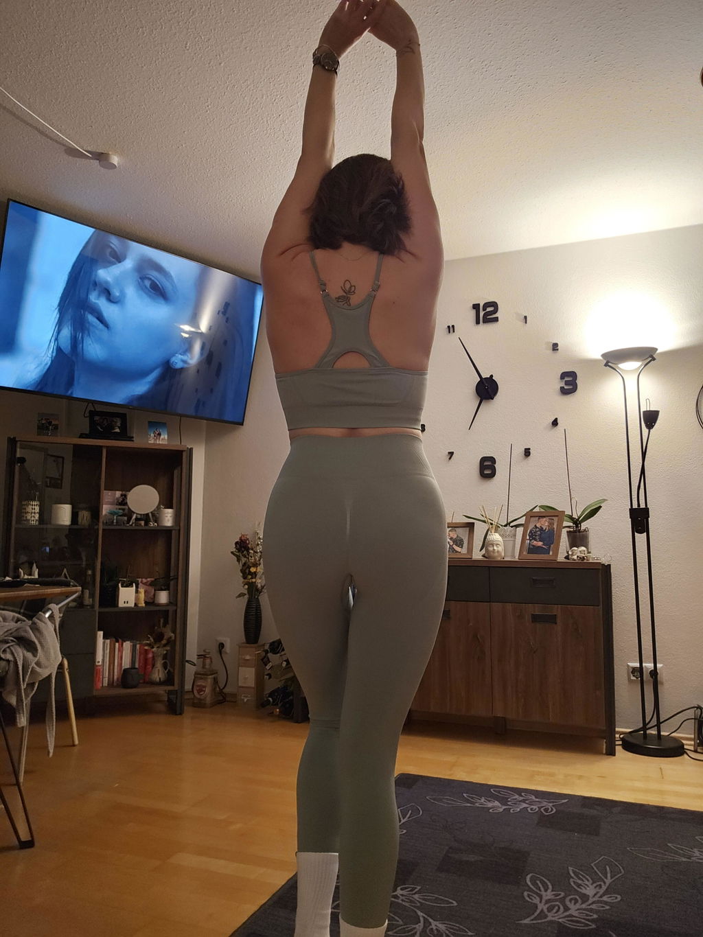 Green Sports Bra