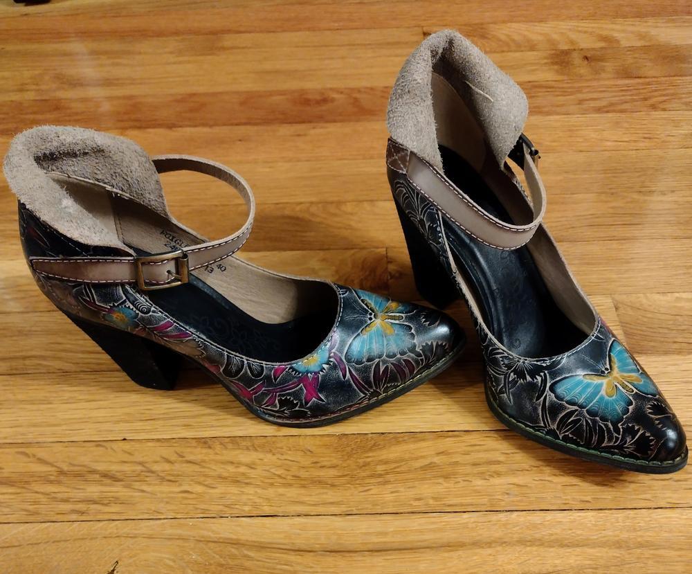 L'artiste Foxglove Wood Heeled Shoes – Spring Step Shoes