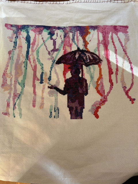Rainstorm Cross Stitch Pattern