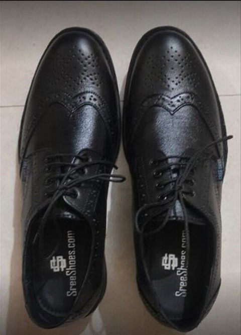 Formal Brogue Pure Leather Shoes For Men