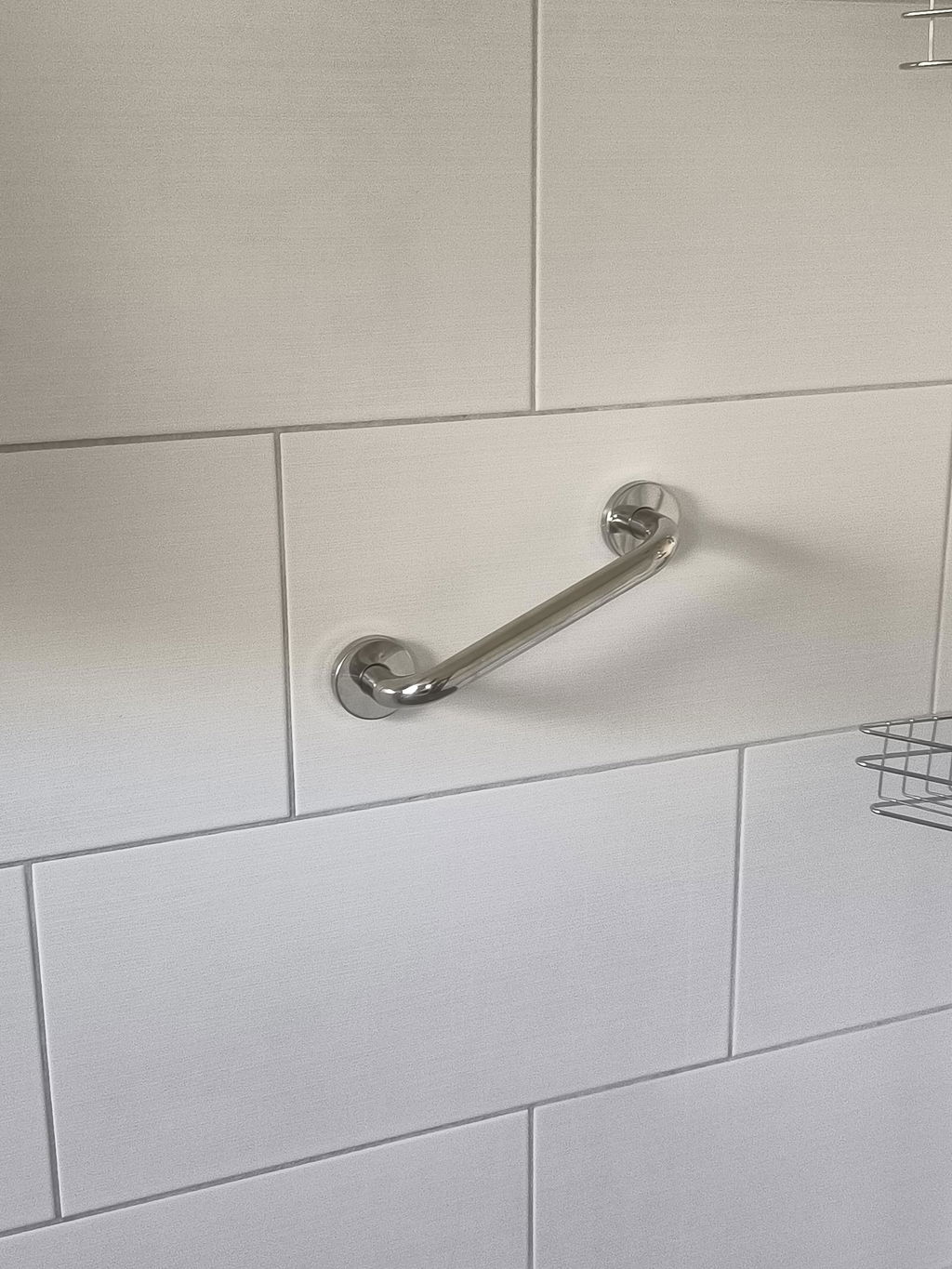 Dusche Haltegriff Ø 25mm aus Edelstahl - hochglanz