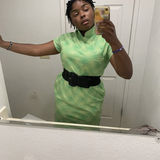👁️ Optical illusion checker Cheongsam