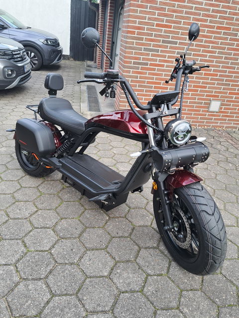 Kundenfoto von Manfred D. zu E-Chopper Satteltasche PU-Leder | Universal Werkzeugtasche für Star-Biker Modelle