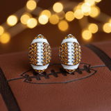 Football Pavé Earrings