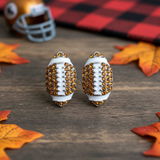Football Pavé Earrings