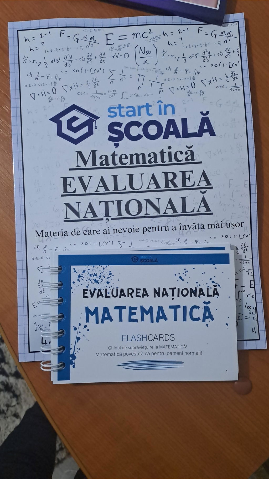 3+2 GRATUIT Pachet Evaluare Națională - Manuale Română & Mate + Flashcard-uri + Caiet Exerciții Română