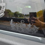 Alice in Wonderland Vinyl Decal for 4x4 Off-road and Car Windshields.