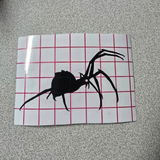 Black Widow Spider Vinyl Decal for 4x4 Off-road and Car Windshields