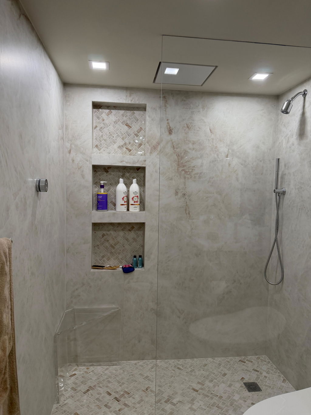 Shower Corner Stool