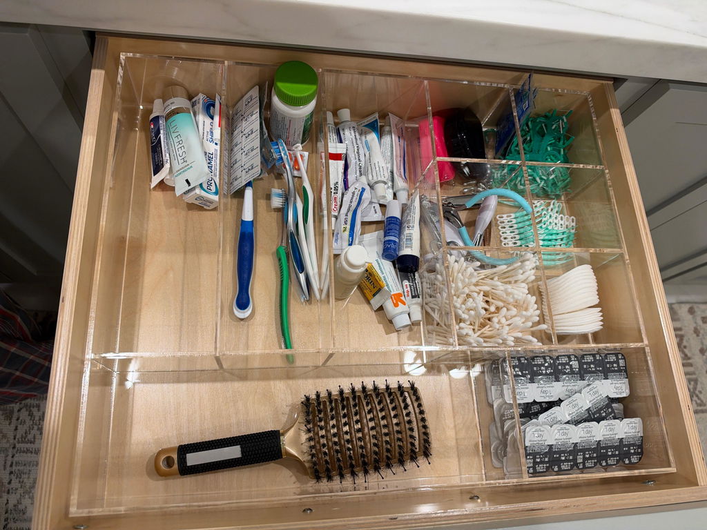 Custom Layout Drawer Organizer