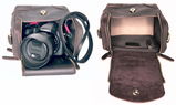 The Calista | Small Leather Camera Bag - Leather Camera Lens Case