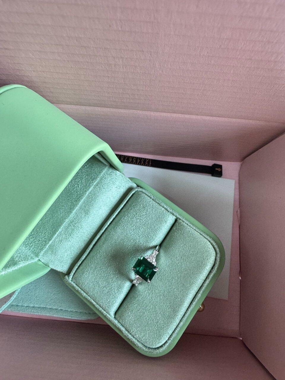 Eleonora’s Verdure | 3CT Emerald Engagement Ring