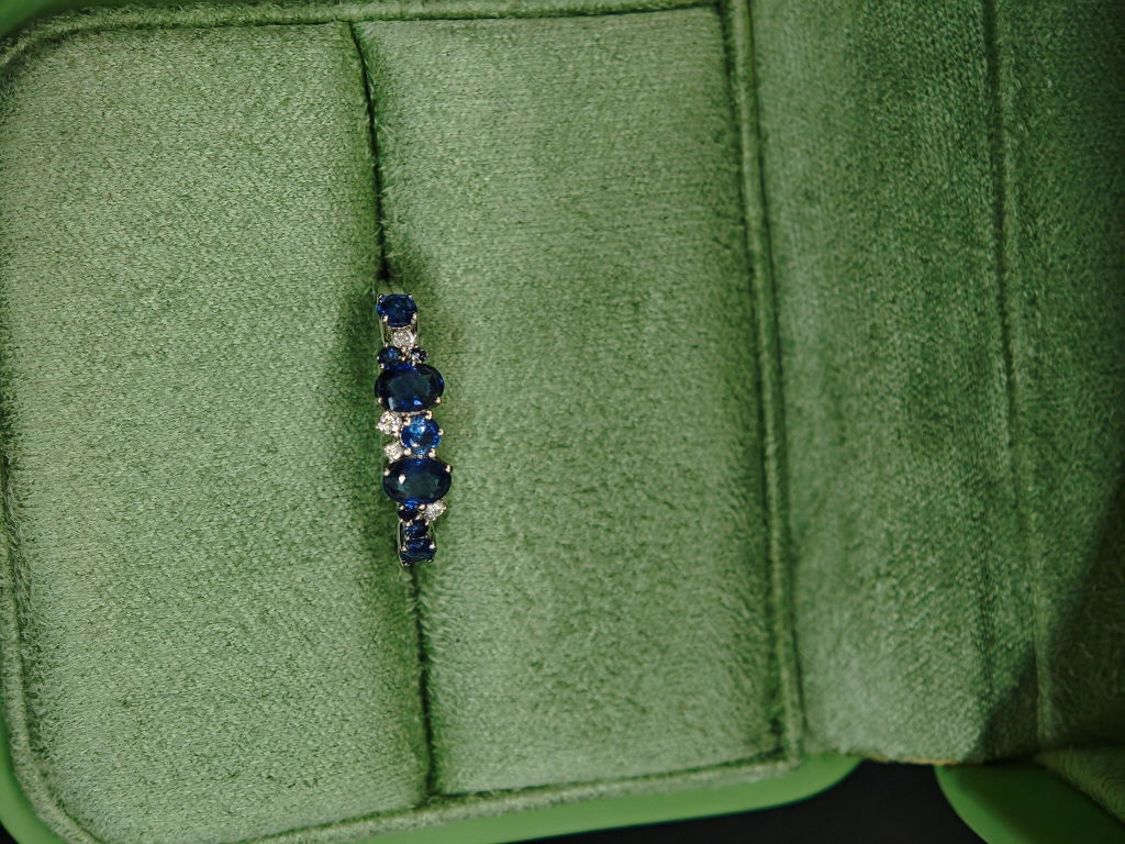 Cordelia‘s Fidelity | Thistle Blue Sapphire Engagement Ring