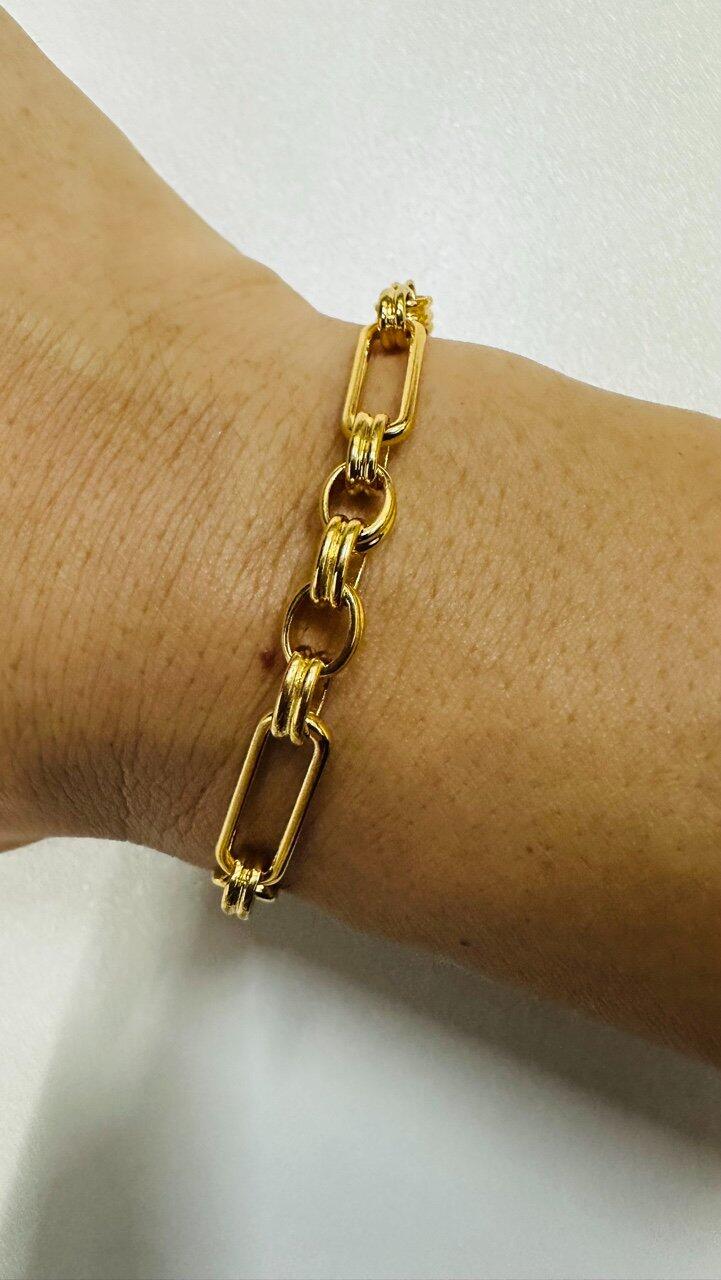 18K Gold Vermeil Axiom Chain Bracelet