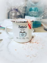 Personalized Hot Chocolate Mug | Blue Design