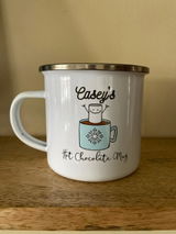 Personalized Hot Chocolate Mug | Blue Design