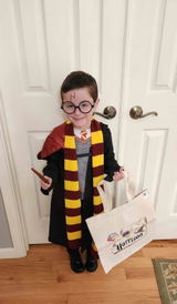 Magic School Wizard Trick or Treat Bag - Personalized Halloween Bag