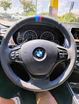 Steering Wheel Cover For BMW F20 F21 F22 F23 F30 F31 F32 F33 F34 F36 428i 430i 328i 330i