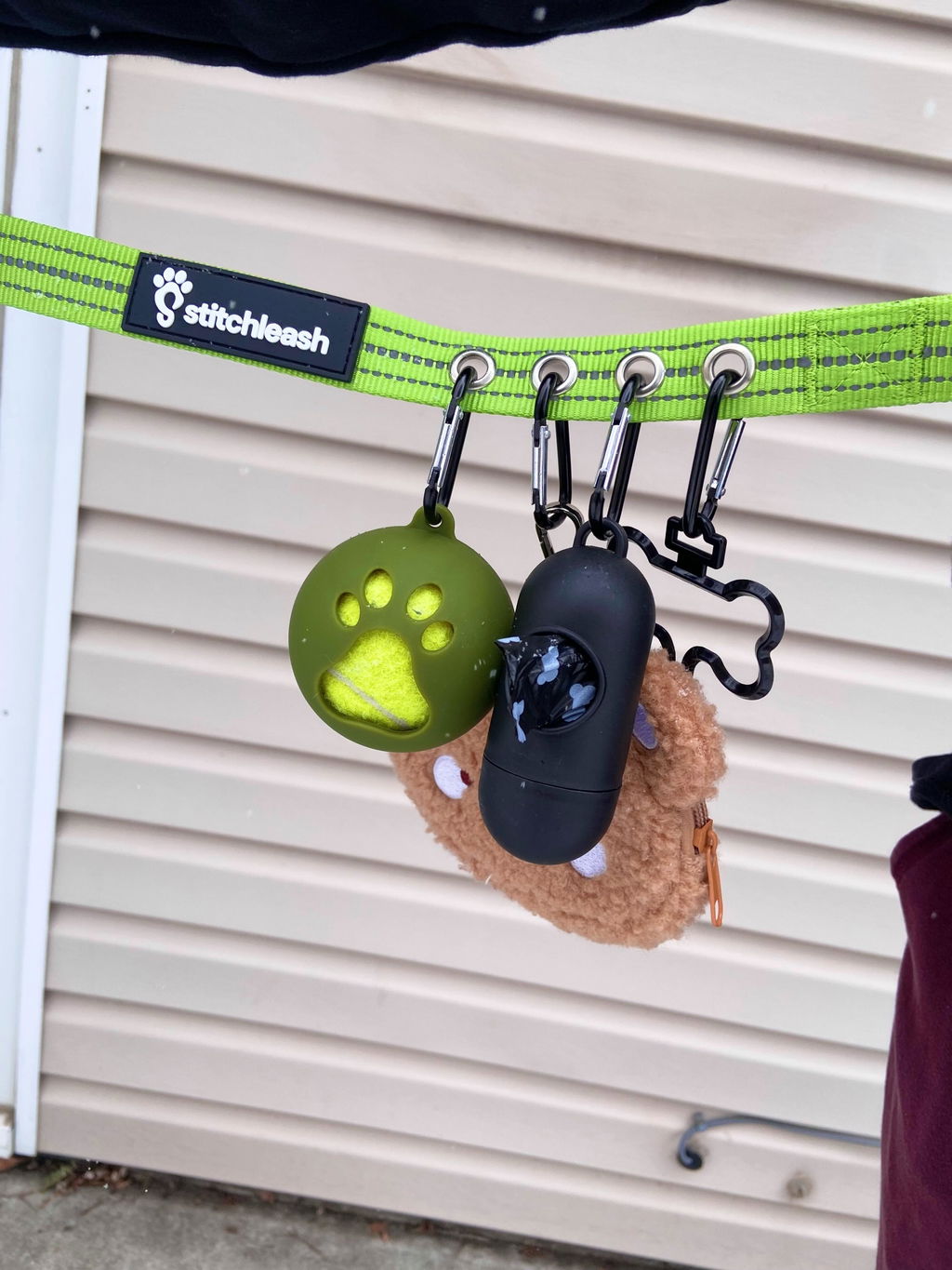 Customer photo of StitchLeash - Flat Nylon Leash