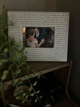 Song Lyrics Print, First Dance Wedding Gift, Father-Daughter Dance, Mother-Son Dance, Love Letter Gift, 5 year anniversary gift