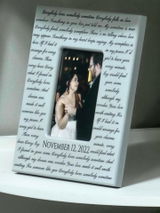 Song Lyrics Print, First Dance Wedding Gift, Father-Daughter Dance, Mother-Son Dance, Love Letter Gift, 5 year anniversary gift