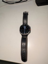 [Quick Release] Padded Leather - Black | White Stitching
