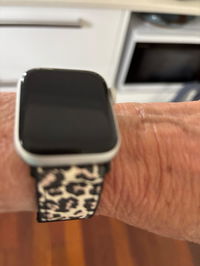 [Apple Watch] Leather Hybrid with Silicone - Leopard