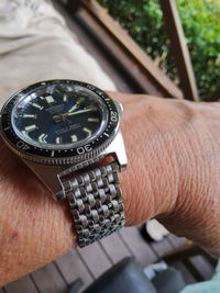 [Forstner] 9-Row Beads of Rice Stainless Steel Watch Bracelet